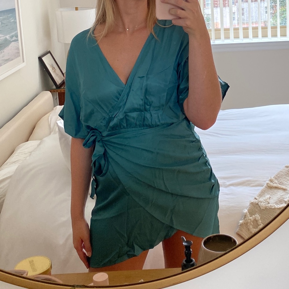 Zara Satin Effect Dress